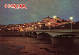 PORTUGAL - Coimbra - Vista Noturna - Vue Nocturne - Night View - Carte Postale - Coimbra