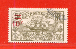 REF102 > NOUVELLE CALEDONIE > N° 137 Ø - Oblitéré Dos Visible > Used Ø - NCE - Oblitérés