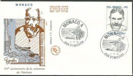 Monaco 1981 Mi 1492 FDC  (FDC LZE1 MNC1492a) - Writers