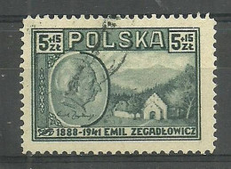 Poland 1947 Mi 453 Cancelled  (SZE4 PLD453) - Writers