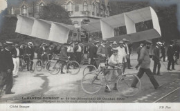 LE SANTOS DUMONT AEROPLANE TRANSPORT DU 14 BIS SUR LE TERRAIN DES DAGATELLE CPA BON ETAT - ....-1914: Precursores