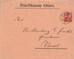 Suisse Entier Postal Privé Olten 1909 - Enteros Postales