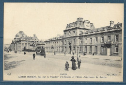 CPA - 75 - Paris 7ème - L'École Militaire - Vue Sur Le Quartier D'Artillerie Et L'École Supérieure De Guerre - Arrondissement: 07