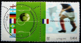 (dcbv-1404)  France  -   Frankrijk      Michel 3620-21   Yvert  3483-84      MNH   2002 - 2002 – Corea Del Sud / Giappone