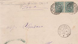 Fluminimaggiore (Cagliari) Numerale A Sbarre Del 1881 - Marcofilía