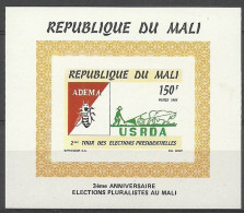 Mali 1995 Mi Ein Block K68B MNH  (LZS5 MLIeinblK68B) - Honeybees