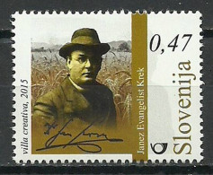 Slovenia 2015 Mi 1177 MNH  (ZE2 SLN1177) - Writers