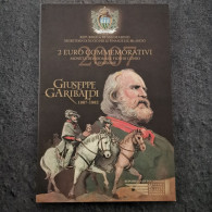 COFFRET COINCARD 2 EURO COMMEMORATIVE 2007 GIUSEPPE GARIBALDI  SAN MARIN / EUROS - San Marino