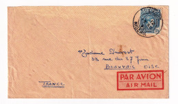 Lettre Nigeria Lagos 1950 Beauvais Oise British Colony King George VI - Nigeria (...-1960)