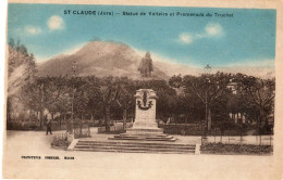 - 39 - ST-CLAUDE (Jura). - Statue De Voltaire Et Promenade Du Truchet - Scan Verso - - Saint Claude