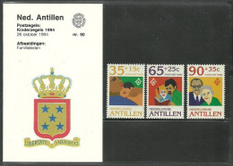 Netherlands Antilles 1994 Mi 818-820 MNH  (ZS2 DTApp818-820) - Writers