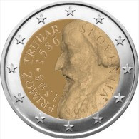 Slovenie 2008   2 Euro Commemo   Primoz Trubar     UNC Uit De Rol  UNC Du Rouleaux  !! - Slovenië