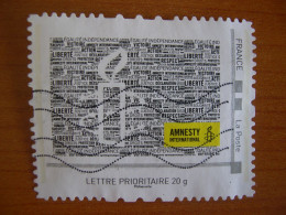 France Obl   ID 7  IllustrationAmnesty - Used Stamps