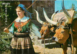 Animaux - Vaches - Portugal - Barcelos - Folklore - Attelage De Boeufs  - CPM - Voir Scans Recto-Verso - Cows