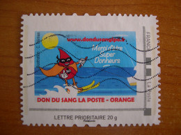 France Obl   ID 7  Illustration Don Du Sang - Used Stamps