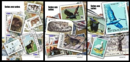 Guinea Bissau 2023 Stamps On Stamps WWF. (613) OFFICIAL ISSUE - Ungebraucht