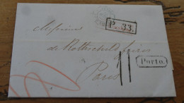 RUSSIA - ST PETERSBOURG , Letter To Rothschild Paris - 1864 - ...-1857 Prephilately