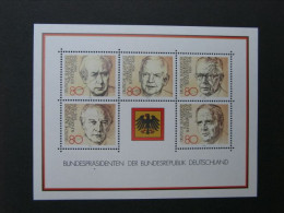 Bloc Bundespräsidenten** - 1981-1990