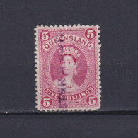 QUEENSLAND AUSTRALIA 1882, SG# 154, CV £28, Wmk Crown Q, QV, Used - Gebruikt