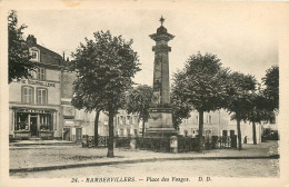 RAMBERVILLIERS Sellerie Et Bourrellerie J.MOREL PLACE DES VOSGES 40  (scan Recto-verso) KEVREN0612 - Rambervillers