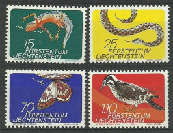 Liechtenstein 1974 Mi 609-612 MNH  (ZE1 LCH609-612) - Snakes