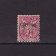 ALEXANDRIA EGYPT FRANCE 1899, Sc #12, CV $27, Type I (INV Under B), Used - Used Stamps