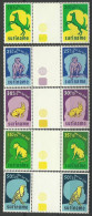 Suriname 1977 Mi 794-798 MNH  (ZS3 SRNgut794-798b) - Papegaaien, Parkieten