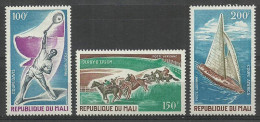 Mali 1971 Mi 269-271 MNH  (ZS5 MLI269-271) - Paarden