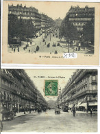 PARIS I ET II EME- AVENUE DE L OPERA- LOT DE 2 CARTES - District 01