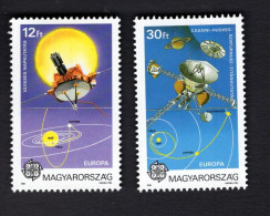 20 61082827 1991 SCOTT 3286 3287 (XX)  POSTFRIS MINT NEVER HINGED  - EUROPA ISSUE - SPACE - Unused Stamps