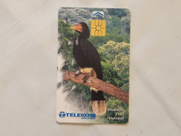 MALAYSIA-(MLS-C-BD(a)-Southern Pied Hornbill-(44)(TELEKOM)-(BD286421)-(RM5)-(chip Gold)-used Card - Maleisië