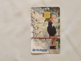 MALAYSIA-(MLS-C-BE(a)-Great Rhinoceros Hornbill-(46)(TELEKOM)-(BE291926)-(RM10)-(chip Gold)-used Card - Maleisië