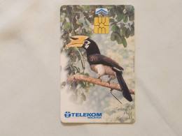 MALAYSIA-(MLS-C-BF(a)-Oriental Pied Hornbill-(47)(TELEKOM)-(BE450158)-(RM10)-(chip Gold)-used Card - Maleisië