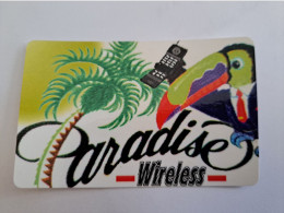 ST MAARTEN / PARADISE WIRELESS/ $20,- 6/99  DIFFICULT CARD  STM PW1B  TOUCAN+PALMS   ** 17142** - Antilles (Netherlands)