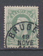 COB 30 Oblitération Centrale BRUGES - 1869-1883 Leopold II.