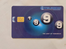 MALAYSIA-(MLS-C-BW)-The Light Of Tomorrow-(51)(TELEKOM)(1998)-(BM099786)-(RM10)-(chip Gold)-used Card - Maleisië