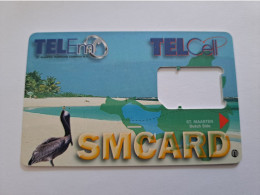 ST MAARTEN DUTCH  TELEM PELICAN/ WITH MAP OF ISLAND /    SIM  /GSM CARRIER/WITHOUT CHIP       ** 17160** - Antilles (Netherlands)