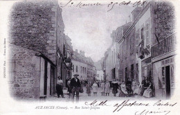 23 - Creuse - AUZANCES -  Rue Saint Jacques - Tabac - Animée - Auzances