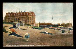 ANGLETERRE - BEXHILL-ON-SEA - WEST BEACH AND METROPOLE HOTEL - Surrey