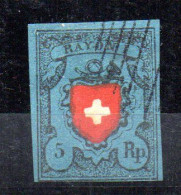 Sello Nº 14 Suiza - 1843-1852 Federal & Cantonal Stamps