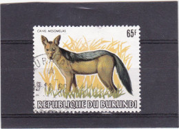 Burundi COB 888 Canis Dieren Uit Afrika-Animaux D'Afrique 1982 MNH - Usati