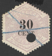 Nederland 1877 Telegramzegel 8 Gestempeld/used - Telegraph