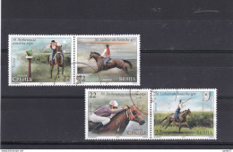 Serbia 2013, Fauna, Horses, 50th Ljibicevo Equestrian Games Michel 518/521 Used - Paarden