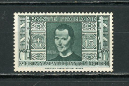 ITALIE : CÉLÉBRITÉ - N° Yvert 284* - Mint/hinged