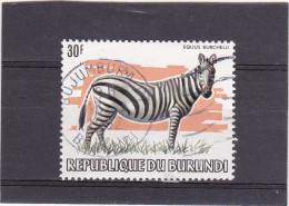 Burundi COB 885 Zebra Dieren Uit Afrika-Animaux D'Afrique 1982 MNH - Usati