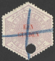 Nederland 1877 Telegramzegel 11 Gestempeld/used - Telegraph