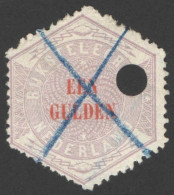 Nederland 1877 Telegramzegel 11 Gestempeld/used - Telegraph