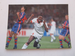 FOOTBALL COUPE EUROPE PHOTO 17x12 1994 AC MILAN BARCELONE 4-0 Marcel DESAILLY    - Sport