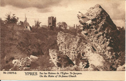 Ypres - Sur Les Ruines De L'Eglise St-Jaques - Ieper