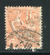 FRANCE- Y&T N°117- Oblitéré - 1900-02 Mouchon